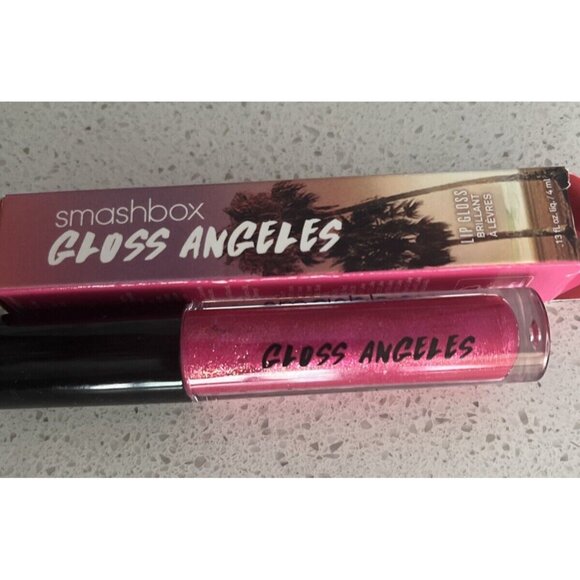 Smashbox Gloss Angeles Lip Gloss Sheen Writer New in Box Pink Sparkle Shiny - Picture 3 of 5